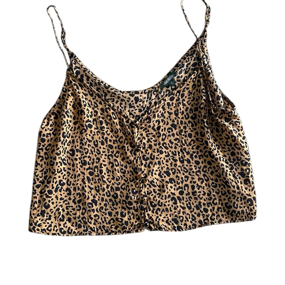 Leopard Print Women's Crop Top (A23)